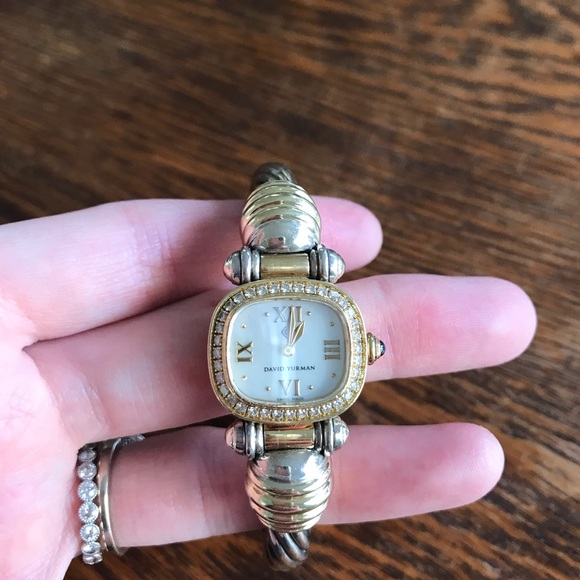 David Yurman diamond bezel watch - Picture 5 of 8